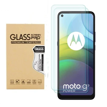 2TK Karastatud Klaas Motorola Moto G9 Power Screen Protector 0.33 mm-Anti Scratch Mull Vaba