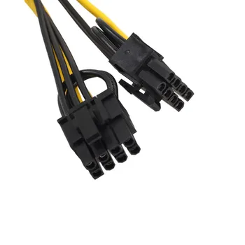 2xPCI-E 6-pin 2x 6+2-pin (6-pin/8-pin) Power Splitter Cable PCIE pesa PCI Express