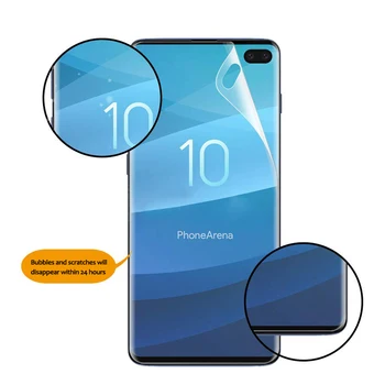 3D Kaardus TPÜ Pehme kaitsekile Samsung Galaxy S10 Plus E S10Plus S10E Screen Protector Täis Kaas Samsun s 10 + e