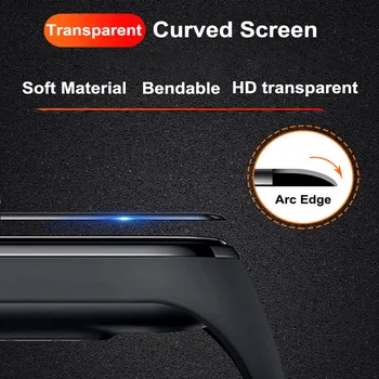 3D Mi Band 4 Film Protector pehme Klaaskiud jaoks Xiaomi miband 4 Filmi Kaas, Ekraani Kaitse Kaitseriietus Smart Tarvikud