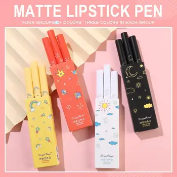 3tk Matt Huulepulk Pliiatsi Kestev Veekindel Multi-värvi Huule Kosmeetika Lip Tint Meik Naiste Naiste Meik Huulepulk