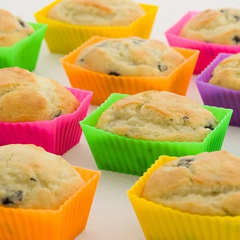 5tk Väike Silikoon Muffin Cup Kook Hallituse Šokolaadi Mousse Jäätis Jelly Puding Leiva Magustoit Bakeware Kaunistus Vahendid
