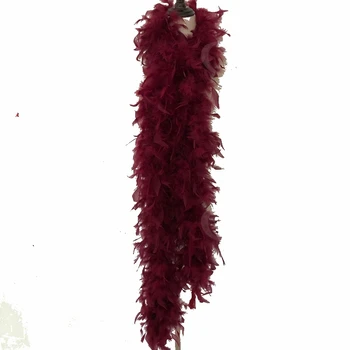 80gram Burgundia Ilus 10m / Eri värvi loomulik türgi sulgedest boa / slim õhtul kleit / riided / sall / cosplay