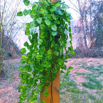 90cm Kunstlik Rohelised Taimed, mis Rippus Ivy Jätab Redis Merevetikad Viinamarja Võltsitud Lilled Viinapuu Kodu Aias Seina Osaline Viimistlus