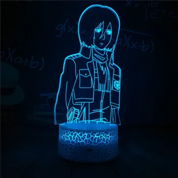 Akrüül 3D Lamp koomiksitegelast Puhkus Decor Magamistoaga Dekoratsioon Lapsed Laps Kingitus LED Night Light Anime Öö Kingitused Sünnipäeva