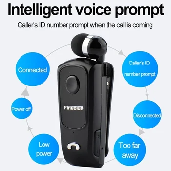 Algne Fineblue F920 Mini Traadita Bluetooth-Peakomplekt Klamber Handfree BT Kõrvaklapid Ülestõstetav Kaasaskantav Sport Bluetooth Kõrvaklapid