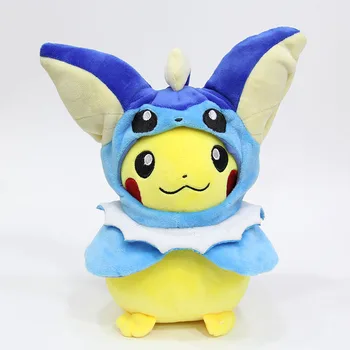 Anime Pokemon Palus Nuku Pikachu Cos Eevee Varjatud Coat Cross-dressing Mänguasi Tegevus Joonis Laste Sünnipäeva Kingitus