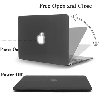 Apple Macbook Air 13/11 Programm/MacBook Pro 13/16/15 Tolline Sülearvuti Puhul Kõva Kest Protector Juhul + Klaviatuuri Kate