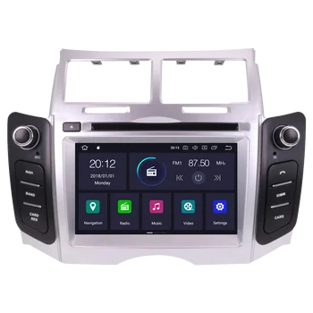 Auto GPS Navigatsiooni Toyota Yaris 2005 - 2011 Raadio Diktofon Android Multimeedia Mängija Carplay Audio Stereo Ekraani juhtseade
