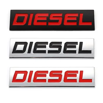Auto Kleebis Diisel Logo Embleem, Rinnamärk 3D Metall Auto Kleebised jaoks Istme BMW Audi Jeep Honda Ford, Opel Passat Peugeot, KIA Auto Stiil
