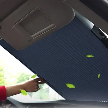 Auto Päikesevarju Auto esiklaasi Päikesevarju Hõlmab Ülestõstetav päikesesirm UV Kaitse Kardina Taga Akna Veoauto, MAASTUR