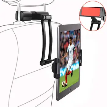 Auto Tablett Toetada Auto Peatugi Bracket Tagumine Iste Telefon Tahvelarvuti Hoidik 360-Kraadise Pöörde Ipad Pro Samsung Huawei Punane