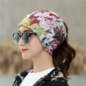 CANZE 2021 Uus Elastne Mood Turban Müts Prindi Naiste SummerBreathable Headscarf Kapoti Sisemine Hijabs ühise Põllumajanduspoliitika Hijab femme Wrap Pea