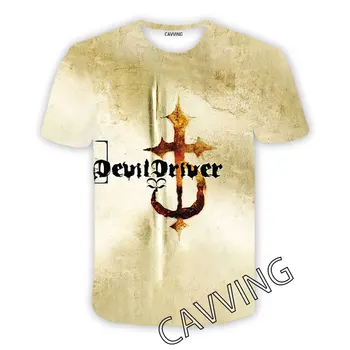 CAVVING 3D Trükitud Bänd Devildriver Casual T-särgid, Hip-Hop Tee Särgid Harajuku Stiili Topid Riided Meestele/naistele