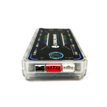 COOLMOON RGB pult DC12V 5A LED Värv Intelligentne Ventilaatori Kontrolleri w/10 tk 6pin fänn port 2 tk 4pin valgus baar sadam