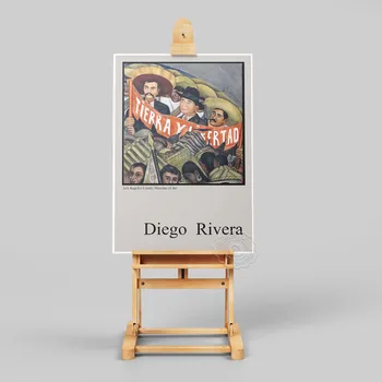 Diego Rivera Muuseum Näituse Plakat, Kaasaegne Rivera Sotsiaalne Realism Lõuendile Maali, Vintage Mehhiko Kunst Seina Pilt Home Decor