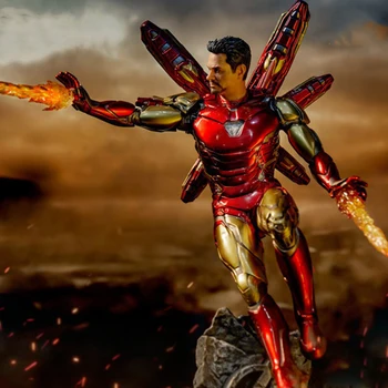 Disney Figuriin Marvel Iron Man Mk85 Avengers Tony Stark Tegevus Joonis Mudeli Kuju Mänguasjad Lastele