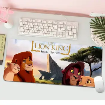 Disney lion king Looduslik Kautšuk Gaming mousepad Laua Mat L Suur Gamer PC Klaviatuuri Laua Mat Arvuti Tablett Gaming Mouse Pad