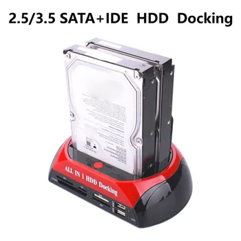 Docking Station Multifunktsionaalne IDE SATA USB 2.0 Kõvaketas Adapter Kõvaketta Dock Station For 2.5/3.5 Kõvaketta Ruum