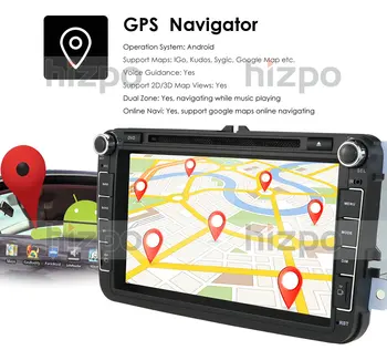DSP Android10 Auto GPS Navigatsiooni Volkswagen VW Skoda Golf V Polo Passat Jetta Tiguan Küülik Touran Sharan DVD-Mängija 4G 2din