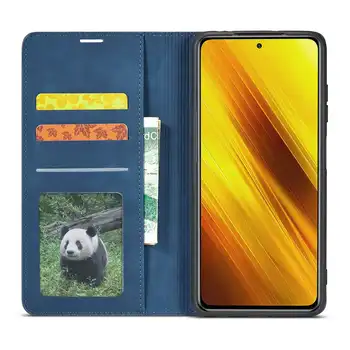 Eest Xiaomi POCO X3 NFC Juhul X3 Pro Kate PU Nahk ja Magnet Coque Jaoks Xiaomi Poco X3 Klapp Juhtudel Unistav Telefoni Kest