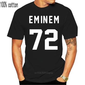 Eminem T-Särk EMINEM 72 Print Back Valge T-Särk Naiste T-Särk Vabaaja Puuvillane Naljakas Särk Tumblr Camiseta Mujer