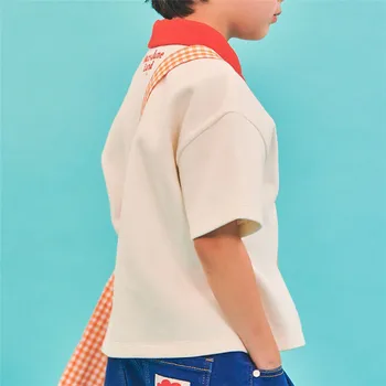 EnkeliBB Lapsed Poisid Ilus T-särk Laste Brändi disaini Suvel Valge T-Särgid korea Stiilis Lapsed 2021 Uute tulijate Riided