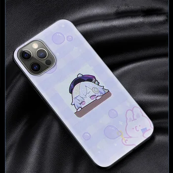 Genshin Mõju Luksus Silikoon Telefon Case For iPhone Mini 12 11 Pro Max 7 XR X 6 8 Pluss 5 Põrutuskindel Kate Coque Korpus