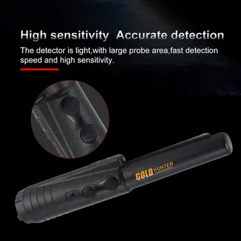 Gold Hunter Professionaalne Pinpointer Metallidetektor Finder Maa Skanner Smart Sensor Hääl Värisema Häire Jahindus