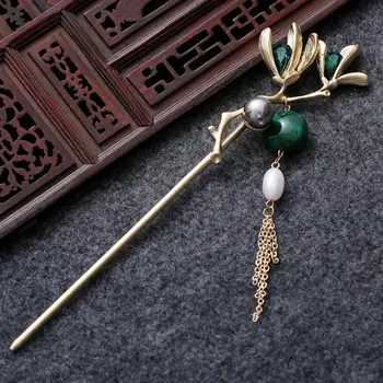 Hiina Magnoolia Juuksed Kinni Traditsiooniline Juuksed Söögipulgad Vintage Tutt Juuksed Pin Chignon Pin-Söögipulgad Juuksuris Juuksed Mak