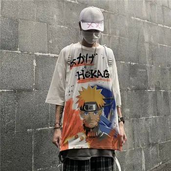 Hip-Hop T-Särk Meestele, Jaapani T-särk Streetwear Harajuku Vabaaja Lühikesed Varrukad Liiga Tops Suvel jahe uus Jaapan Tshirts