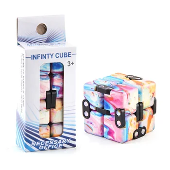 Infinity Magic Cube Lastele Täiskasvanute Dekompressiooni Square Puzzle Mänguasjad Anti Stress Fidget Mänguasi Leevendada Stressi Naljakas Käsi Mängus