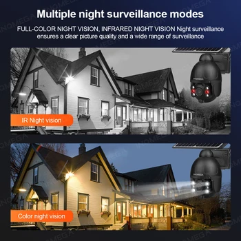 INQMEGA Päikese Kaamera TUYA Smart Väikese Võimsusega CCTV Traadita Turvalisuse Eemaldatav Päikese Cam Aku CCTV Video Valve Telefon