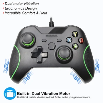 Juhtmega Gamepad For Xbox Üks Wireless/Wired Controller For XBOX Üks Controle Traadita Juhtnuppu Xbox Üks Mäng Töötleja Joypad