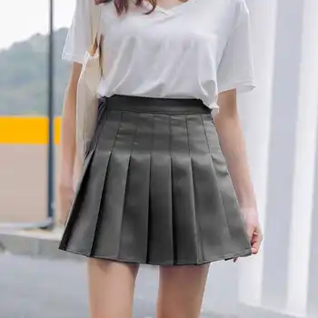 Korea Fashion Naine Seelikud 2021 Naiste Mood Kõrge Vöökoht Plisseeritud Mini Seelik Slim Talje Vabaaja Tennis Plisseeritud Seelik Jupe Femme