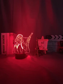 Lamp Kakegurui Midari Ikishima Led Öö eest Magamistuba Decor Värvikas Nightlight Anime Kingitus 3d Lamp Midari Ikishima Kakegurui