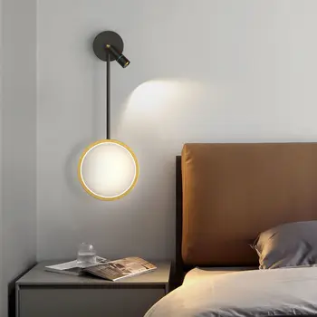 LED seina lamp magamistuba öö lambi lihtne, kaasaegne elutoa seina taustal trepp lamp kaasaegse kodu kaunistamiseks sisevalgustus