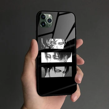 Levi Ackermam EYS Rünnak Titan Klaasi Pehmest Silikoonist Telefon Case FOR IPhone SE 6 7 8 Plus X-XR, XS 11 12 Mini Pro Max Katab Kest