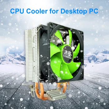 LUMEMEMM MX2 Lauaarvuti CPU Jahutus Ventilaator 2 Heat Pipes Jahedam 3-Pin Power PWM Arvuti PC Radiaator Heatsink Intel, AMD