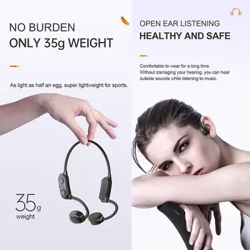 Luu Juhtivus Kõrvaklapid Bluetooth-Sport Kõrvaklapid Stereo Käed-vaba Mikrofoniga Jaoks Huawei Apple Xiaomi Oneplus