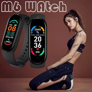 M6 Smart Bänd Fitness Tracker Käepaela Käevõru Pedometer Sport Smart Watch Bluetooth 4.0 Bänd M6 Värvi Ekraan, Nutikas Käevõru