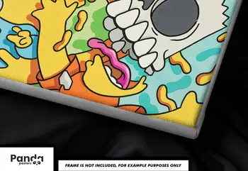 Matt Gondek Bootleg Pop Plakat, Lõuend Tuuma Perekond Simpsonid Prindi Seina Pildi Lõuendile Printida Maali Kaasaegne sisustus salong