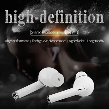 Mini Bluetooth Kõrvaklappide Äri-Traadita Kõrvaklapid Eest Higi Tõend, Müra Vähendamine, Built-in Mic Auto Käed-Vabad Kõne