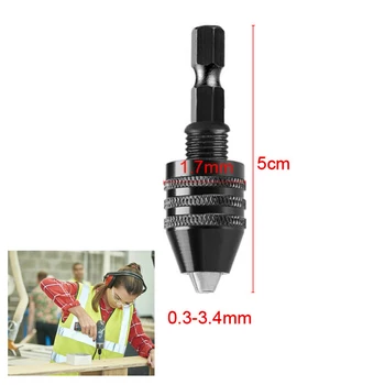 Mini Võtmeta avamis-ja Drill Chuck Electric Drill Bits Adapter 1/4