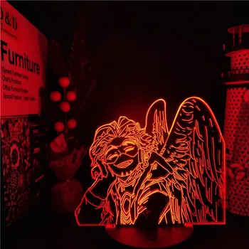 MINU KANGELANE akadeemiliste RINGKONDADE Hawks 3D LED ANIME LAMP Nightlights Boku no Kangelane akadeemiliste Ringkondade Visuaalne Öö Valguses Tabel Lamp Kingitus