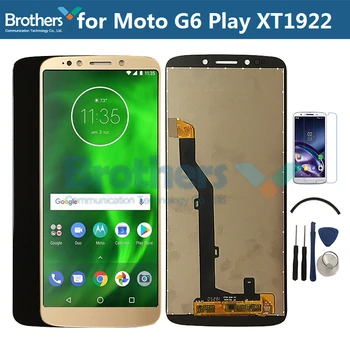 Motorola Moto G6 Mängida LCD Ekraan LCD Ekraan Moto XT1922 XT1922-2 Puudutage Ekraani Digitizer Ekraan paigaldus Raam
