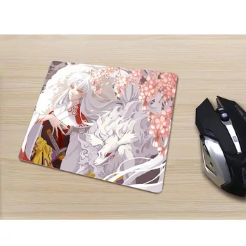 MRG Anime Inuyasha Lahe Poiss Mouse Pad Väike Suurus 22*18cm Kaunistada Oma Laua libisemiskindlad Kummist Padi Nr Serva Overlock Hiired Pad