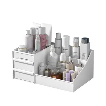 Multi-Layer Praktiline Kosmeetika Ladustamise Kasti Suure Mahutavusega Sahtel Korraldaja Ehted Küünelakk Meik Konteiner Desktop