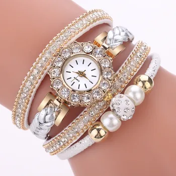 Naiste luksus Kellad daamid Mood Vintage teemant pin-Luku Quartz watch naiste must Käevõru watch rõivamanused