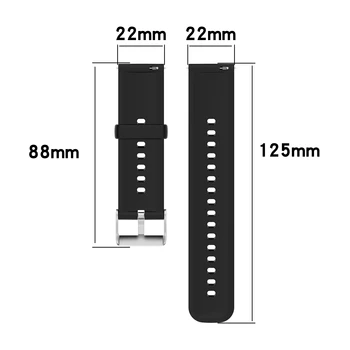 Näiteks Huawei Vaata 3 Rihm GT 2 46 mm/GT2 Pro/Amazfit GTR 47mm Silikoon 22mm Käevõru Watchband Replacemen Käepaela Watch3 ремешок